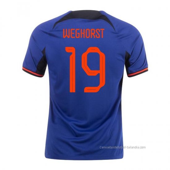2ª Camiseta Paises Bajos Jugador Weghorst 2022 - Haga un click en la imagen para cerrar