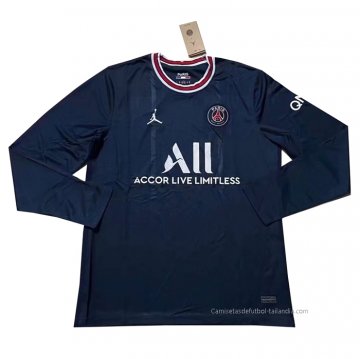 1ª Camiseta Paris Saint-Germain Manga Larga 2021-2022 1ª Camiseta Paris Saint-Germain Manga Larga 2021-2022