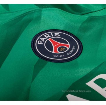 Camiseta Paris Saint-Germain Portero Manga Larga 2023-2024 Verde