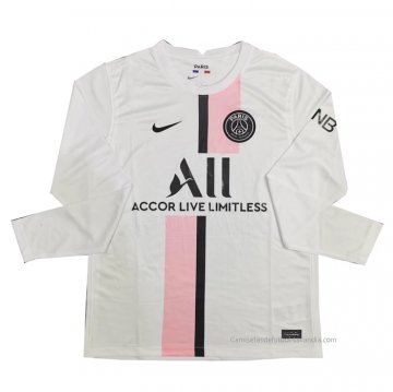 2ª Camiseta Paris Saint-Germain Manga Larga 2021-2022 2ª Camiseta Paris Saint-Germain Manga Larga 2021-2022