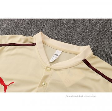 Camiseta Polo del AC Milan 2021-2022 Amarillo