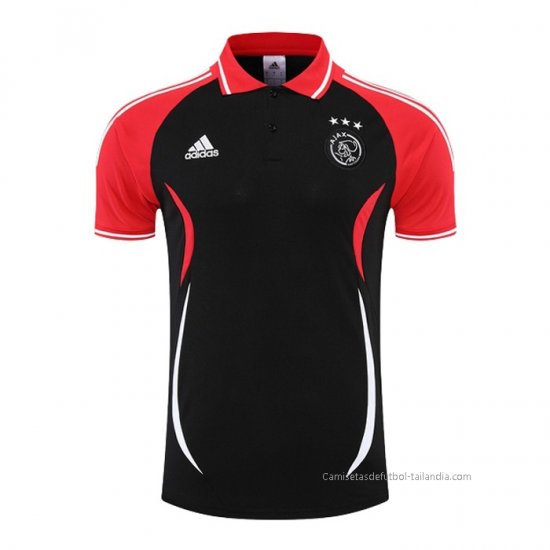 Camiseta Polo del Ajax 2022-2023 Negro y Rojo - Haga un click en la imagen para cerrar
