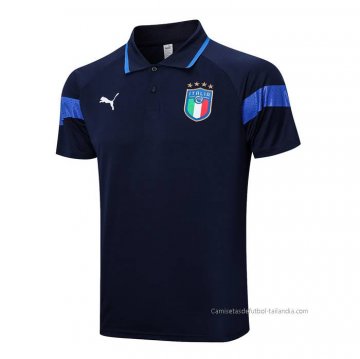 Camiseta Polo del Italia 2022-2023 Azul Marino Camiseta Polo del Italia 2022-2023 Azul Marino