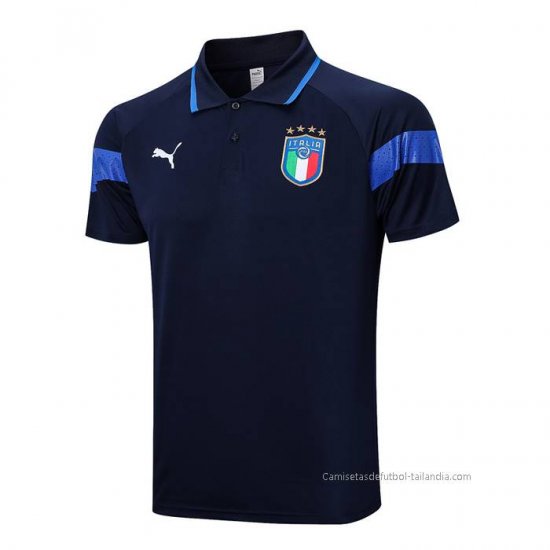 Camiseta Polo del Italia 2022-2023 Azul Marino - Haga un click en la imagen para cerrar