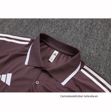 Camiseta Polo del Manchester United 2025-2026 Marron