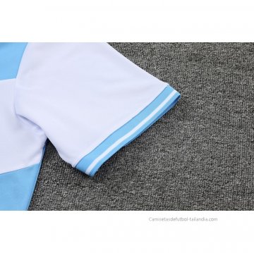 Camiseta Polo del Olympique Marsella 2022-2023 Azul y Blanco