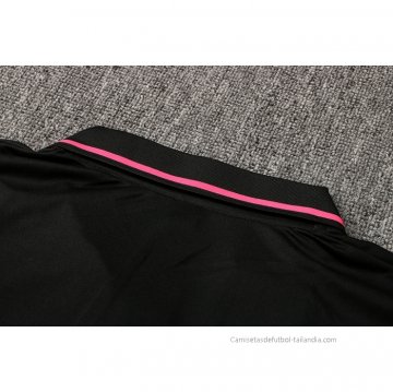Camiseta Polo del Paris Saint-Germain Jordan 2021-2022 Negro