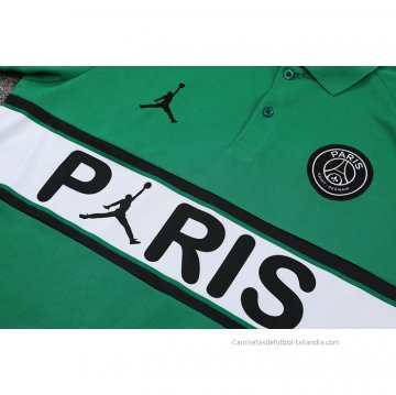 Camiseta Polo del Paris Saint-Germain Jordan 2022-2023 Verde
