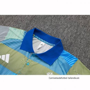 Camiseta Polo del Real Madrid 2025-2026 Azul Verde