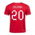 2ª Camiseta Polonia Jugador Zielinski 2022