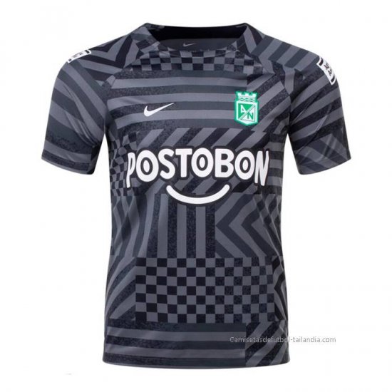 Camiseta Pre Partido del Atletico Nacional 2023 Gris - Haga un click en la imagen para cerrar