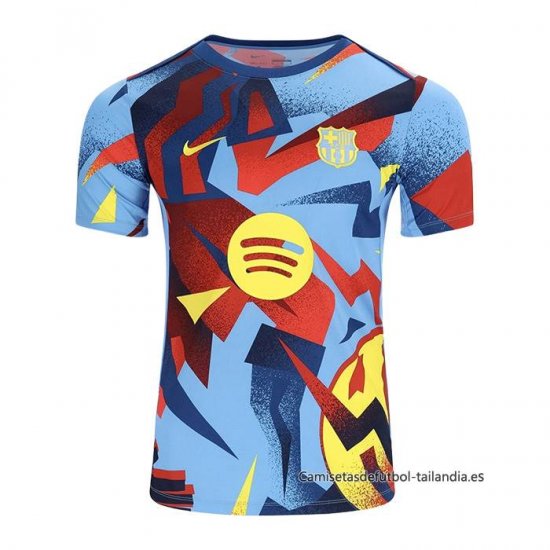 Camiseta Pre Partido del Barcelona 2025-2026 Azul - Haga un click en la imagen para cerrar