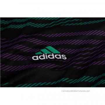 Camiseta Pre Partido del Real Madrid 2022 Verde y Purpura