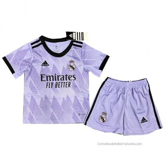 2ª Camiseta Real Madrid Nino 2022-2023 - Haga un click en la imagen para cerrar