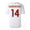 2ª Camiseta Roma Jugador Shomurodov 2022-2023