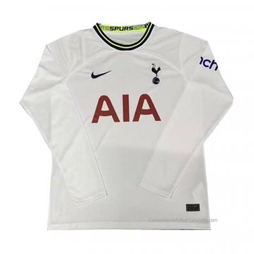1ª Camiseta Tottenham Hotspur Manga Larga 2022-2023 1ª Camiseta Tottenham Hotspur Manga Larga 2022-2023