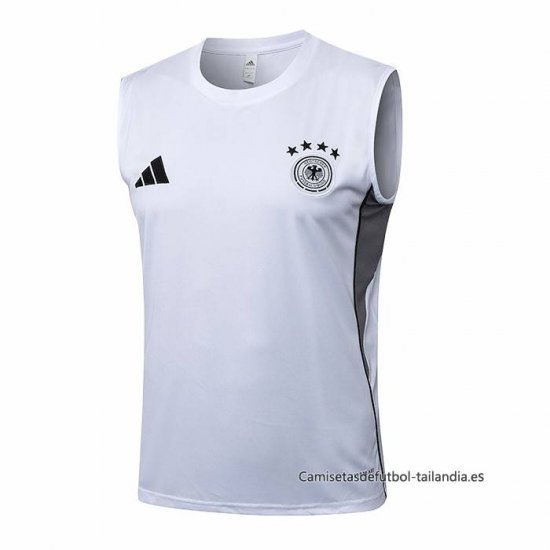 Camiseta de Entrenamiento Alemania Sin Mangas 2025-2026 Blanco - Haga un click en la imagen para cerrar