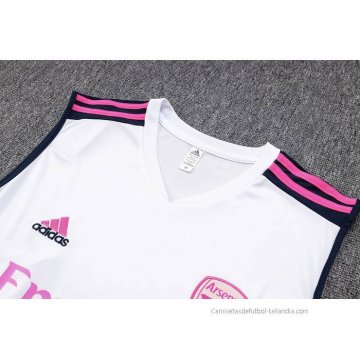 Camiseta de Entrenamiento Arsenal Sin Mangas 2023-2024 Blanco