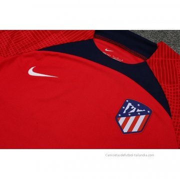 Camiseta de Entrenamiento Atletico Madrid 2022-2023 Rojo