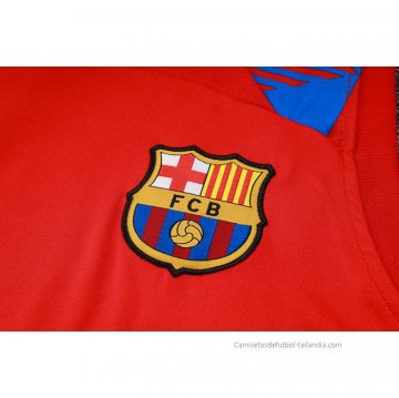Camiseta de Entrenamiento Barcelona Sin Mangas 2023-2024 Rojo