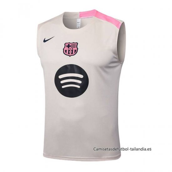 Camiseta de Entrenamiento Barcelona Sin Mangas 2025-2026 Amarillo - Haga un click en la imagen para cerrar