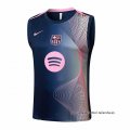 Camiseta de Entrenamiento Barcelona Sin Mangas 2025-2026 Negro Rosa