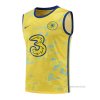Camiseta de Entrenamiento Chelsea Sin Mangas 2022-2023 Amarillo Camiseta de Entrenamiento Chelsea Sin Mangas 2022-2023 Amarillo