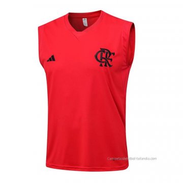 Camiseta de Entrenamiento Flamengo Sin Mangas 2023-2024 Rojo
