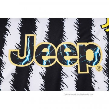 Camiseta de Entrenamiento Juventus Sin Mangas 2023-2024 Negro y Blanco