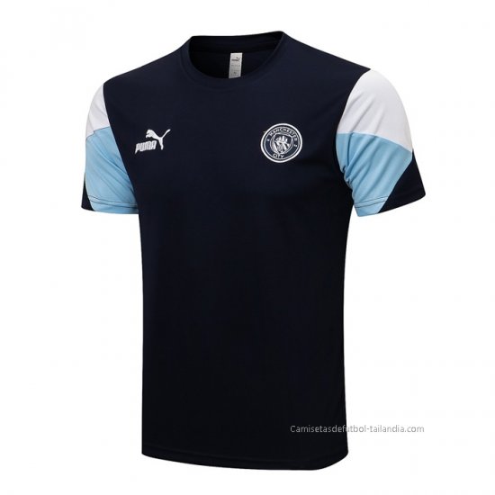 Camiseta de Entrenamiento Manchester City 2021-2022 Azul - Haga un click en la imagen para cerrar