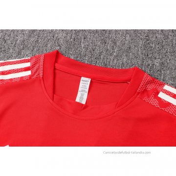 Camiseta de Entrenamiento Manchester United 2021-2022 Rojo
