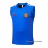 Camiseta de Entrenamiento Manchester United Sin Mangas 2025-2026 Azul Camiseta de Entrenamiento Manchester United Sin Mangas 2025-2026 Azul