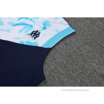 Camiseta de Entrenamiento Olympique Marsella Sin Mangas 2022-2023 Azul