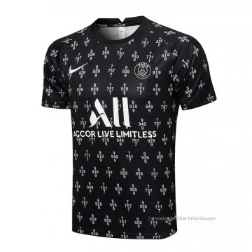 Camiseta de Entrenamiento Paris Saint-Germain 2021-2022 Negro Camiseta de Entrenamiento Paris Saint-Germain 2021-2022 Negro