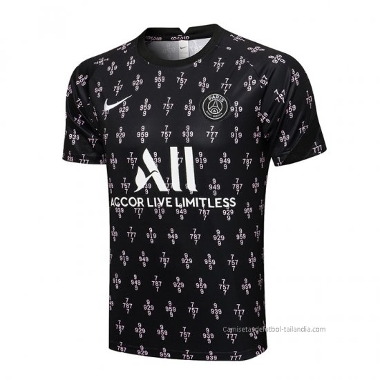 Camiseta de Entrenamiento Paris Saint-Germain 2021-2022 Negro - Haga un click en la imagen para cerrar