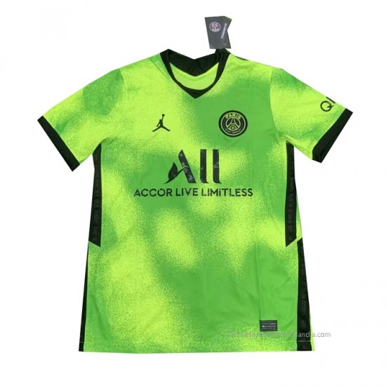 Camiseta de Entrenamiento Paris Saint-Germain 2021 Verde - Haga un click en la imagen para cerrar