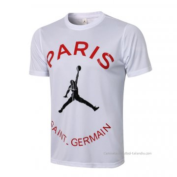 Camiseta de Entrenamiento Paris Saint-Germain 2021-2022 Blanco Camiseta de Entrenamiento Paris Saint-Germain 2021-2022 Blanco