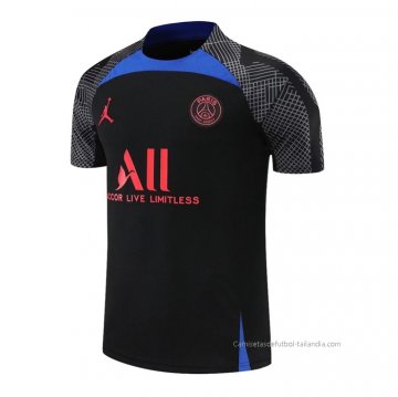 Camiseta de Entrenamiento Paris Saint-Germain 2022-2023 Negro y Azul Camiseta de Entrenamiento Paris Saint-Germain 2022-2023 Negro y Azul