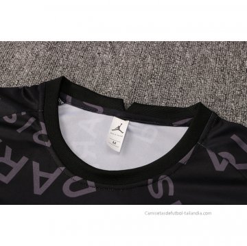 Camiseta de Entrenamiento Paris Saint-Germain Jordan 2021-2022 Negro