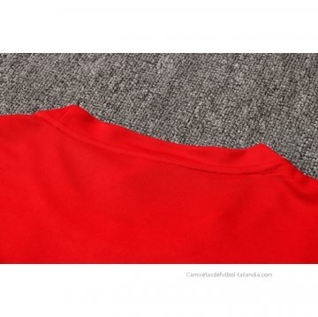 Camiseta de Entrenamiento Paris Saint-Germain Jordan 2021-2022 Rojo
