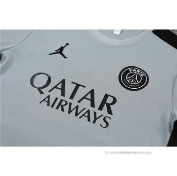 Camiseta de Entrenamiento Paris Saint-Germain Jordan 2023-2024 Gris