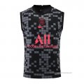 Camiseta de Entrenamiento Paris Saint-Germain Sin Mangas 2022-2023 Negro y Gris