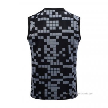 Camiseta de Entrenamiento Paris Saint-Germain Sin Mangas 2023-2024 Negro y Gris