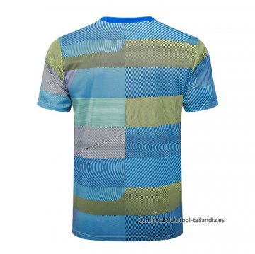 Camiseta de Entrenamiento Real Madrid 2025-2026 Azul Verde