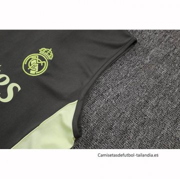 Camiseta de Entrenamiento Real Madrid Sin Mangas 2025-2026 Gris Verde