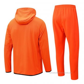 Chandal con Capucha del Atletico Madrid 2022-2023 Naranja
