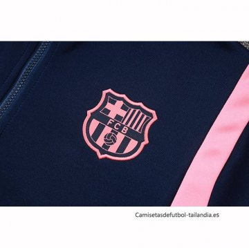 Chandal con Capucha del Barcelona 2025-2026 Negro Rosa