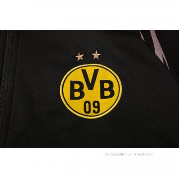 Chandal con Capucha del Borussia Dortmund 2021 Negro