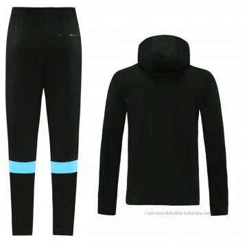 Chandal con Capucha del Inter Milan 2021 Negro