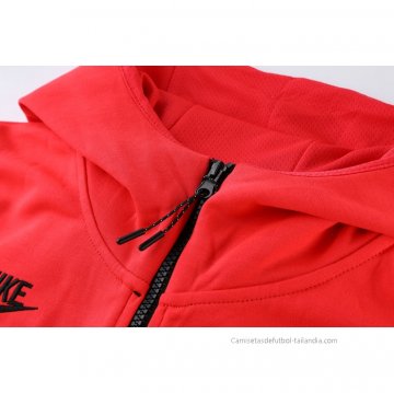 Chandal con Capucha del Liverpool 2021-2022 Rojo